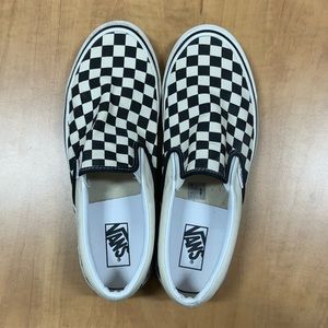 Vans Checkerboard pattern slip ons